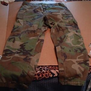 Camo BDU'S waist 31" - 35"